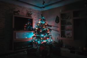 hologram christmas tree