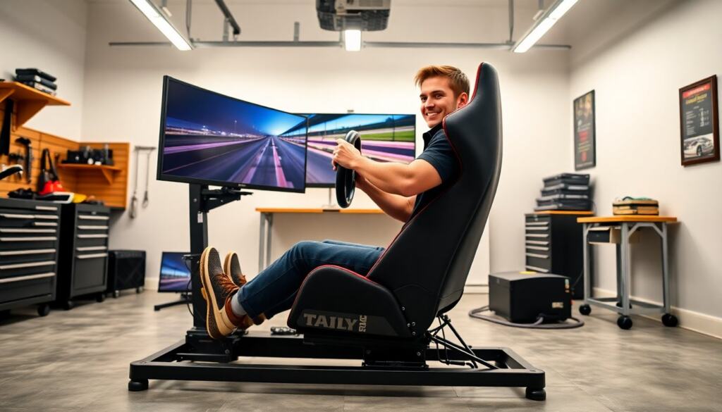 sim racing seat